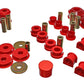 Energy Suspension 03-05 Mitsubishi Lancer EVO 8 Red Hyper-flex Master Bushing Set