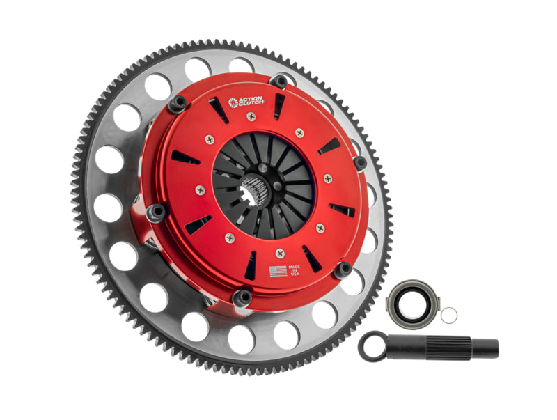 Action Clutch 91-01 Nissan Sentra SE-R (SR20DET Swap) 7.25in Twin Disc Race Clutch Kit w/Alum Flywhl