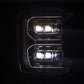 AlphaRex 23-26 Ford F-250 SD NOVA LED Proj Headlights Alpha Blk w/Activ Light/Seq Signal/Switchback