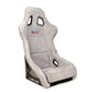 NRG FRP Bucket Seat ULTRA Edition - Large (Grey Alcantara/Pearlized Back)