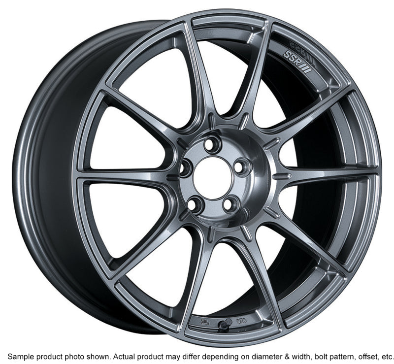 SSR GTX01 17x9 5x114.3 38mm Offset Dark Silver