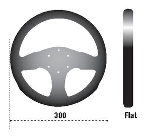 Sparco Steering Wheel 300 Suede Black