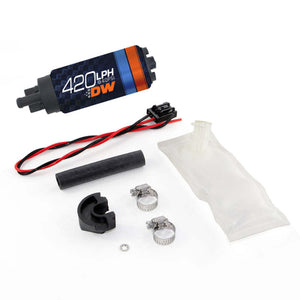 Deatschwerks DW420 Series 420lph In-Tank Fuel Pump w/ Install Kit For 1995-2002 Nissan S14/S15