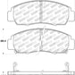 StopTech Street Touring 04-09 Acura TSX / 09 Accord V6 Coupe ONLY Front Brake Pads