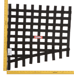 RaceQuip Black Drag 24 To 18 X 23 SFI Rib Net