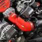 Perrin 22-23 Subaru BRZ/Toyota GR86 Silicone Inlet Hose (3in. ID / SS Wire) - Red