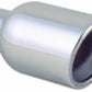 Vibrant 4in Round SS Exhaust Tip (Double Wall Resonated Angle Cut Rolled Edge)