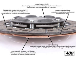 ScienceofSpeed Sport 400 Hybrid Clutch Kit 2000-2009 Honda S2000