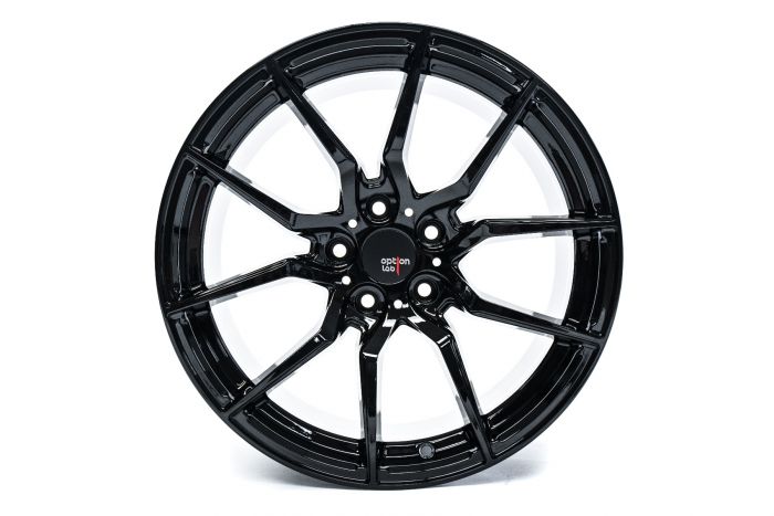 Option Lab Wheels R716 Gotham Black 5x100 18x9.5 35mm Offset