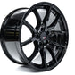 Option Lab Wheels R716 Gotham Black 5x100 18x9.5 35mm Offset