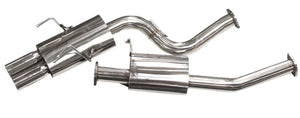 ISR Performance MB SE Type -E Dual Tip Exhaust 1989-1994 Nissan 240SX (S13)