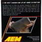 AEM 3 inch x 5 inch DryFlow Air Filter