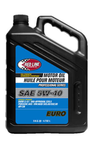 Red Line Pro-Series Euro 5W40 Motor Oil - 5 Quart