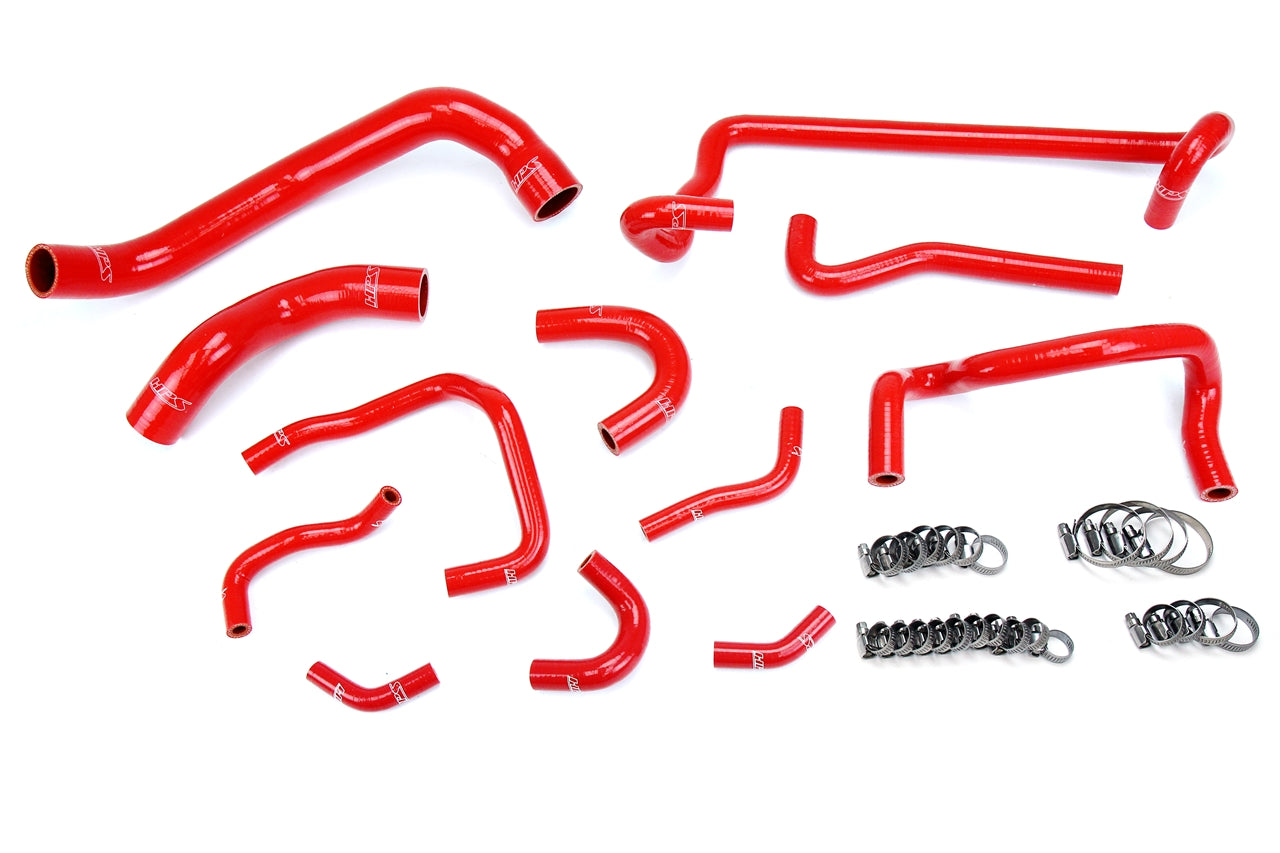 HPS Red Silicone Radiator + Heater Coolant Hose Kit Nissan 1989-1994 Skyline GT-R R32 RB26DETT Twin Turbo