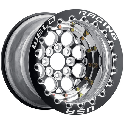 Weld Magnum Import 13x11 / 4x100mm BP / 4.25in. BS Black Wheel - Double Beadlock