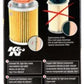 K&N Dodge Performance Gold Oil Filter