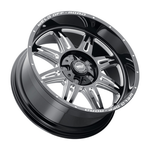 Weld Cheyenne 20x10 / 5x127 / 4.75 BS / 87.1 HB - Gloss Black Milled - Non-BL Wheel