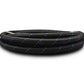 Vibrant -8 AN Two-Tone Black/Blue Nylon Braided Flex Hose (10 foot roll)