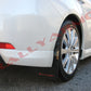 Rally Armor 08-10 Subaru WRX / 08-11 Impreza 2.5i (Hatch/Sedan) Black UR Mud Flap w/Red Logo