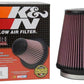 K&N Filter Universal Rubber Filter 5 inch Flange 6 1/2 inch Base 4 3/8 inch Top 7 inch Height