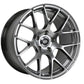 Enkei Raijin 19x9.5 35mm Offset 5x112 Bolt Pattern 72.6 Bore Dia Hyper Silver Wheel