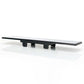 NRG 270mm Wide Panorama Clip-on Rearview Mirror - Flat w/ White Tint