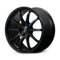 Gram Lights 57NR LIMITED II 18x7.5 +45 5-114.3 Semigloss Black Wheel w/ Black Cap/Stickers/Air Valve