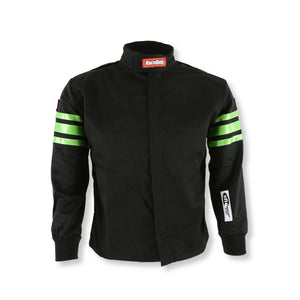 RaceQuip Green Trim SFI-1 JR. Jacket - Kids Small