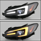 Spyder Subaru Impreza WRX 15-20 LED High-Power LED Headlights-Black PRO-YD-SWRX15LEDAP-SBSEQ-BK