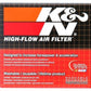 K&N Universal Chrome Filter 2.25 Inch Flange / 3.5 Inch Base / 2 Inch Top / 4 Inch Height