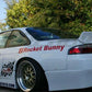 GReddy 94-98 Nissan 240SX/Silvia S14 Rocket Bunny Rear Wide Panel Over-Fenders Ver. 1 - FRP *Only*