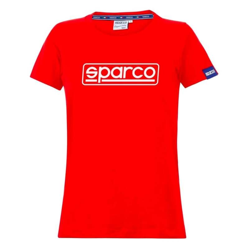 Sparco T-Shirt Lady Frame SMALL Red
