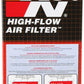 K&N Filter Universal Rubber Filter - Round Straight 3.5in Base OD x 3.5in Top OD x 5in H