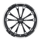 Weld V-Series 1-Piece 17x4.5 / 5x120 BP / 2.25in BS Gloss Black Milled Wheel