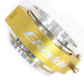 GReddy 3.5 Inch Gold Anodized Aluminum Boost Tube Clamp Set