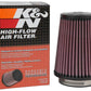 K&N Filter Universal Rubber Filter 3  Flange 4 1/2 Base inch 3 1/2 inch Top 5 3/4 inch Height