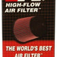 K&N Oval Air Filter - 8-7/8in L 5-1/4in W 3-1/4in H