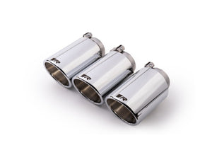 Remus 2018 Honda Civic Type-R FK8 2.0T 102mm Angled Chrome w/Adj Clamp Tail Pipe Set (Triple Tip)