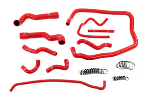 HPS Performance Silicone Hose Kit - Radiator, Heater, Throttle Body, Expansion Tank Coolant Hoses 57-2088-RED