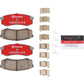 Brembo 05-18 Toyota FJ Cruiser (GSJ1) Xtra Ceramic Brake Pad - Rear