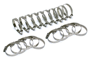 HPS Stainless Steel Embossed Hose Clamps Size 3 20pcs Pack 5/16 inch - 9/16 inch 8mm-14mm