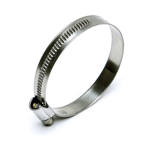HPS Stainless Steel Embossed Hose Clamps Size 28, 20pcs Pack, 1-9/16" - 2-1/4" (40mm-57mm)