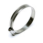 HPS Stainless Steel Embossed Hose Clamps Size 80, 2pcs Pack, 4-5/8" - 5-1/2" (117mm-140mm)