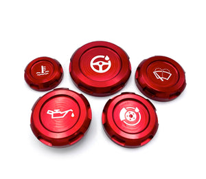 Billetworkz Engine Bay Caps - Subaru Forester XT 2009-2013