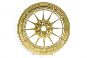 Enkei NT03+M 18x9.5 5x100 40mm Offset Gold Wheel (MOQ 40 / Special Order)