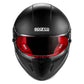 SPARCO Stealth RF Helmet - X Small - Matte Black/Red
