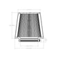 aFe Magnum FORCE Intake Replacement Air Filter w D2 Dura-Dry Media 5-1/2in F x9in B x7in T x8in H