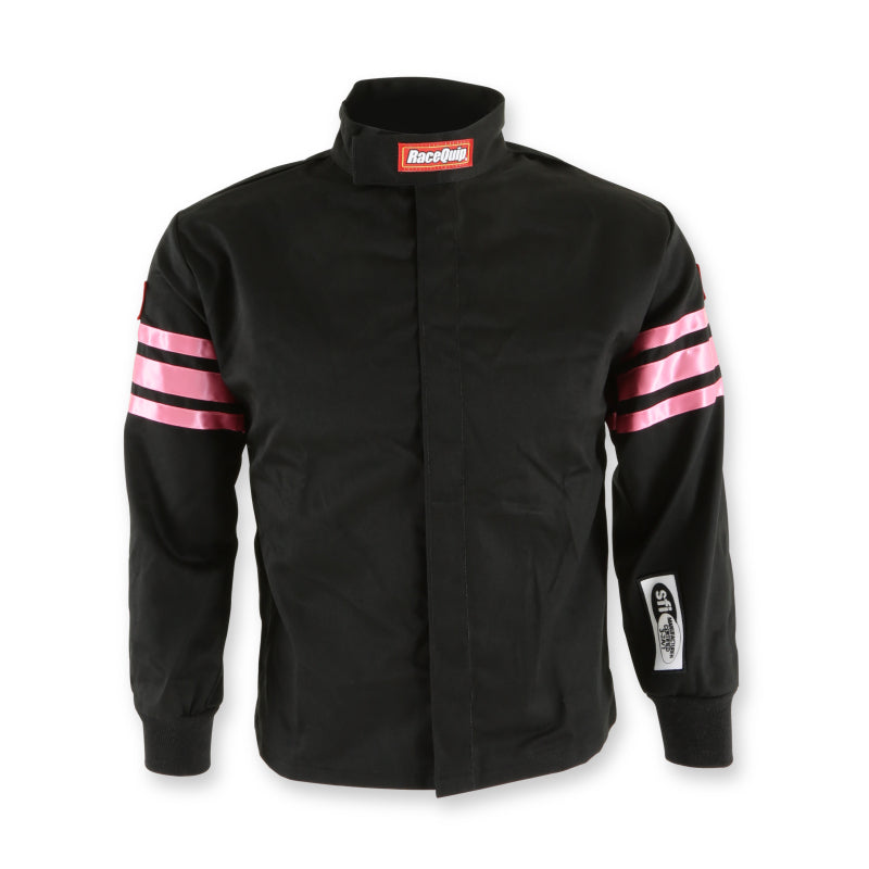 RaceQuip Pink Trim SFI-1 JR. Jacket - Kids Large