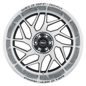 Weld Fulcrum 20x9 / 6x135 / 5 BS / 106.1 HB - Gloss Black Machined - Non-BL Wheel