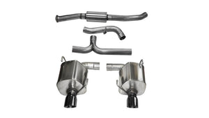 Corsa Sedan 3" Sport Catback Exhaust w/ 4" Black Tips  2008-2010 WRX